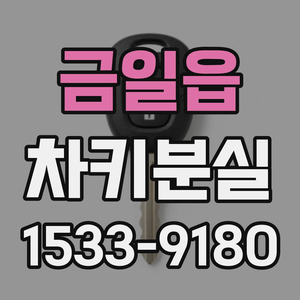 금일읍 차키분실