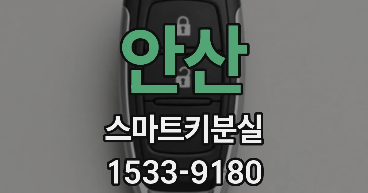 안산 스마트키분실