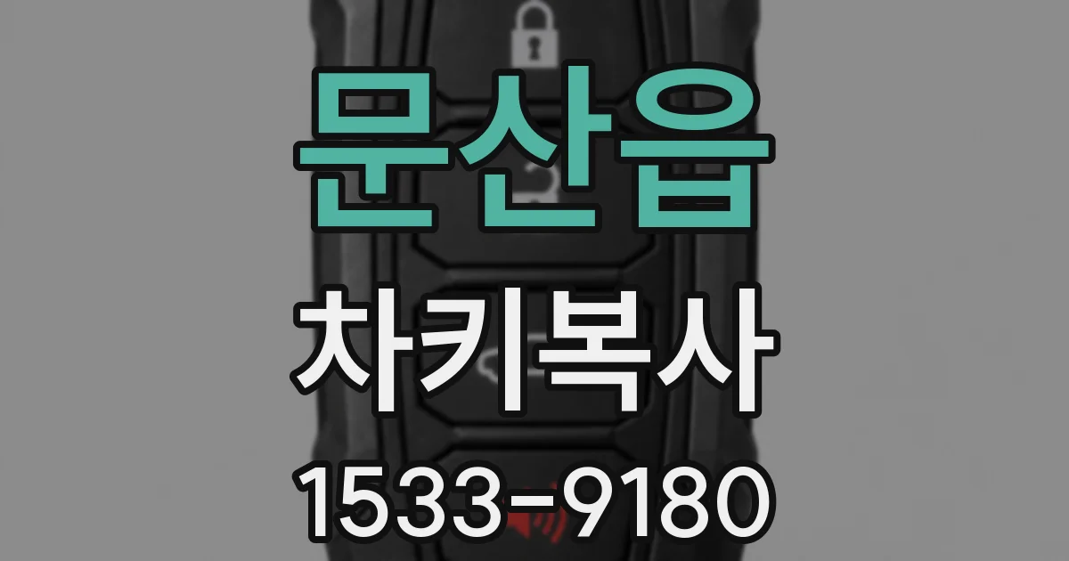 문산읍 차키복사