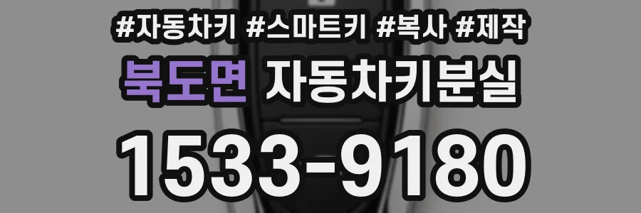 북도면 자동차키분실