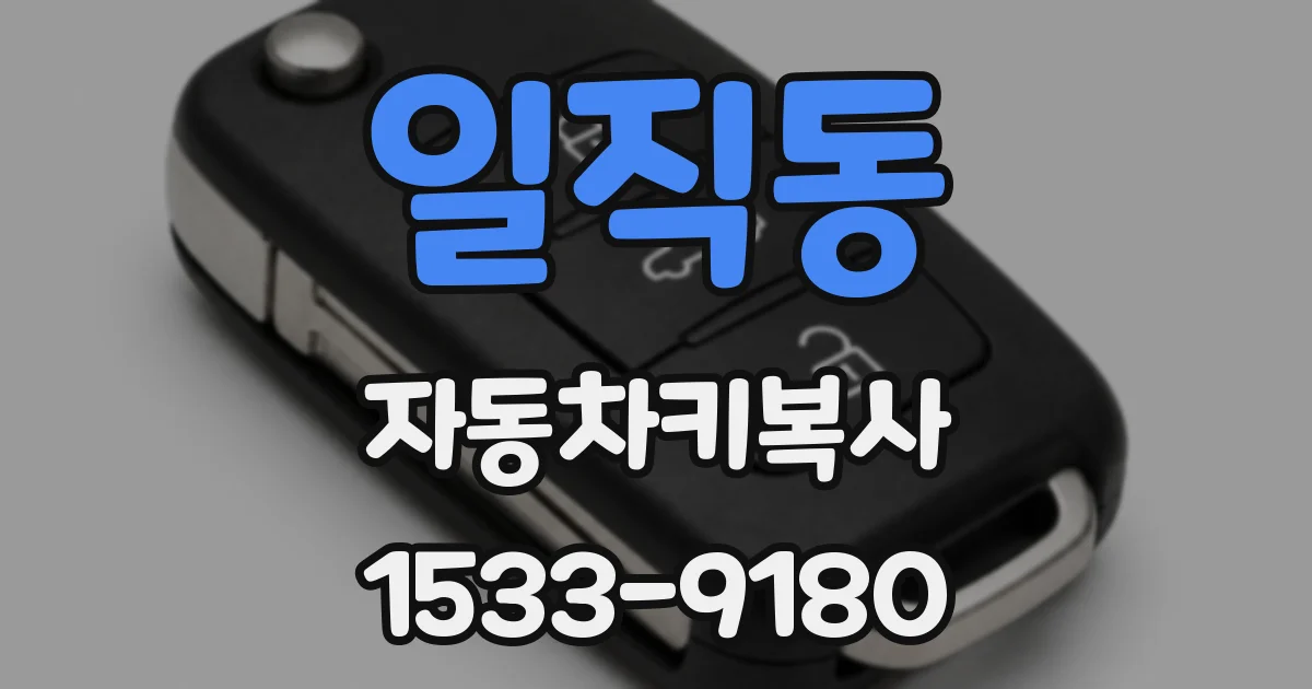 일직동 자동차키복사