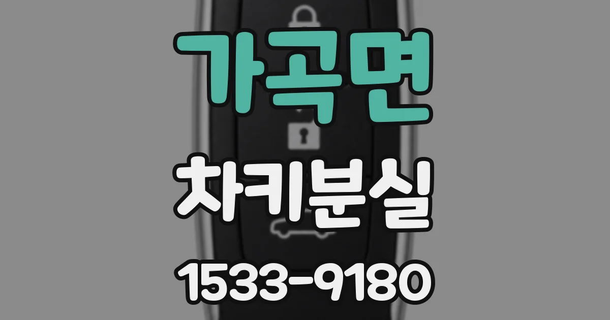 가곡면 차키분실