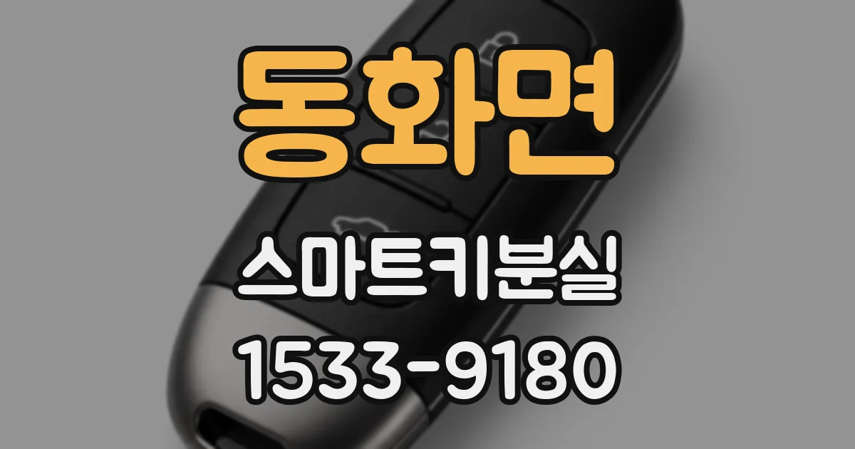 동화면 스마트키분실