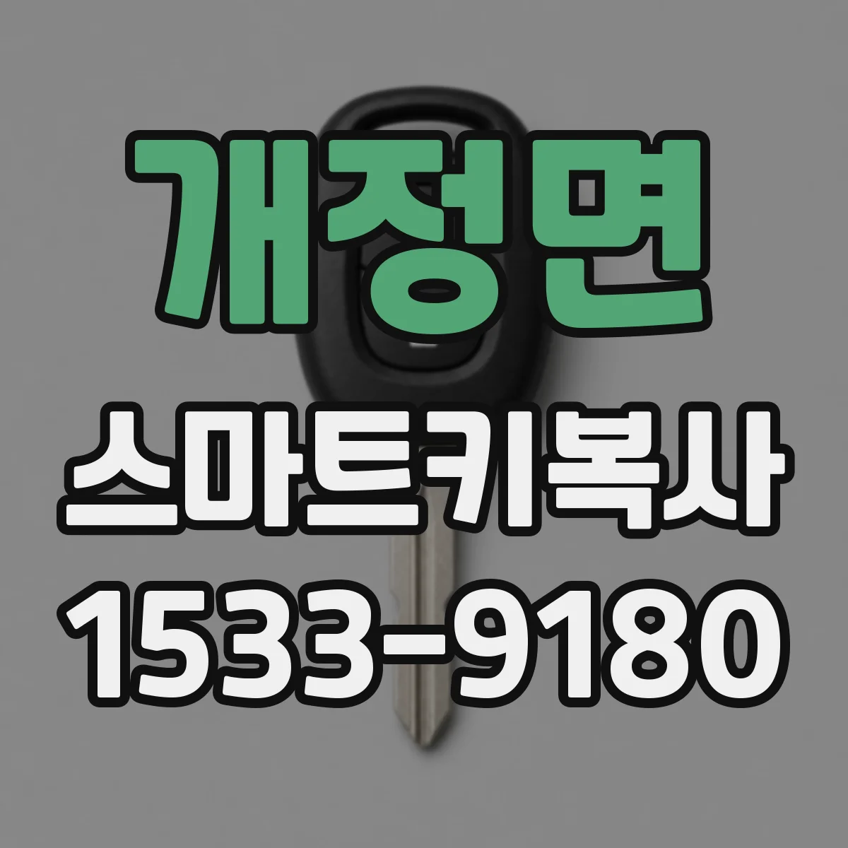 개정면 스마트키복사