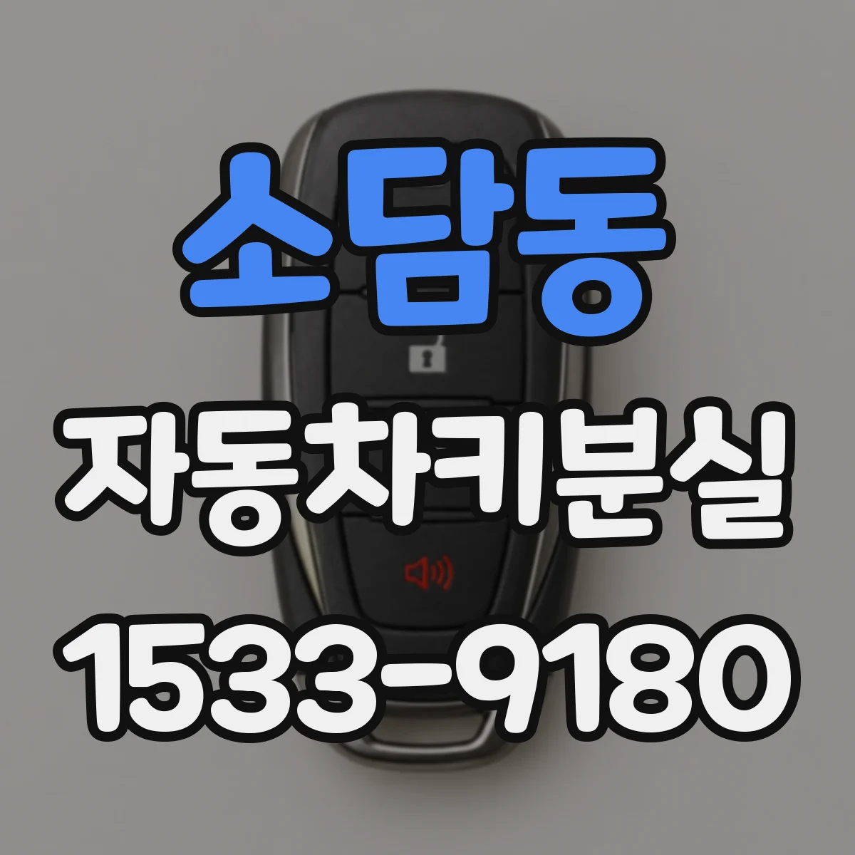 소담동 자동차키분실