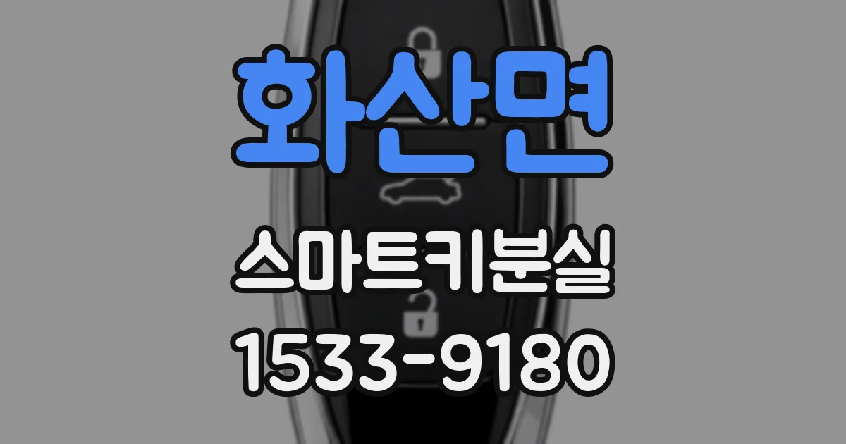 화산면 스마트키분실