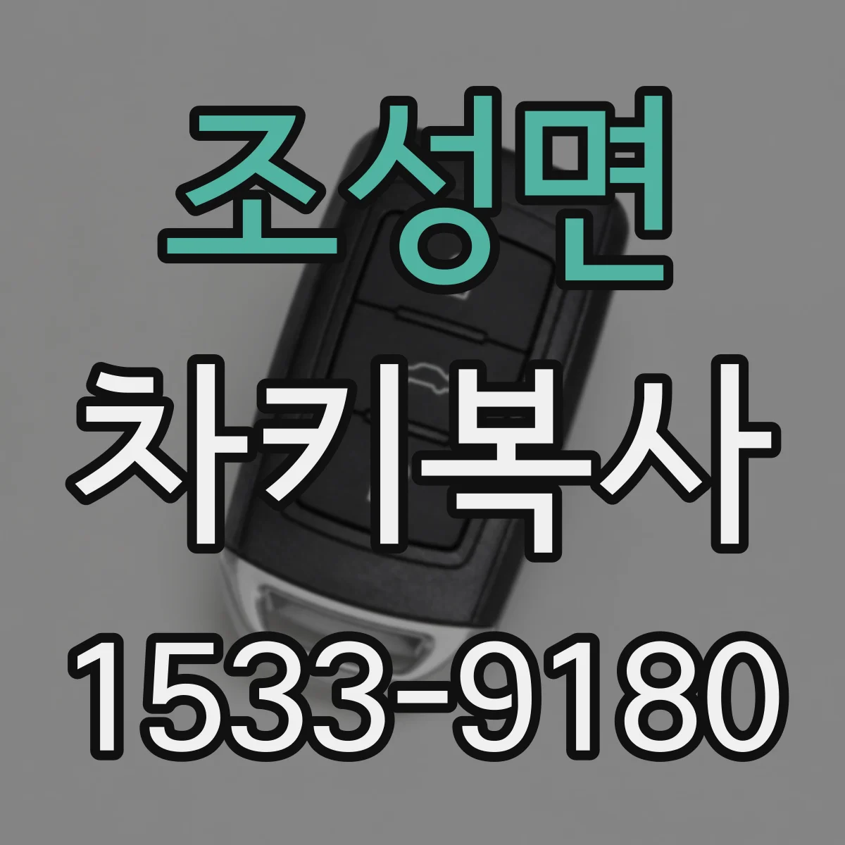 조성면 차키복사