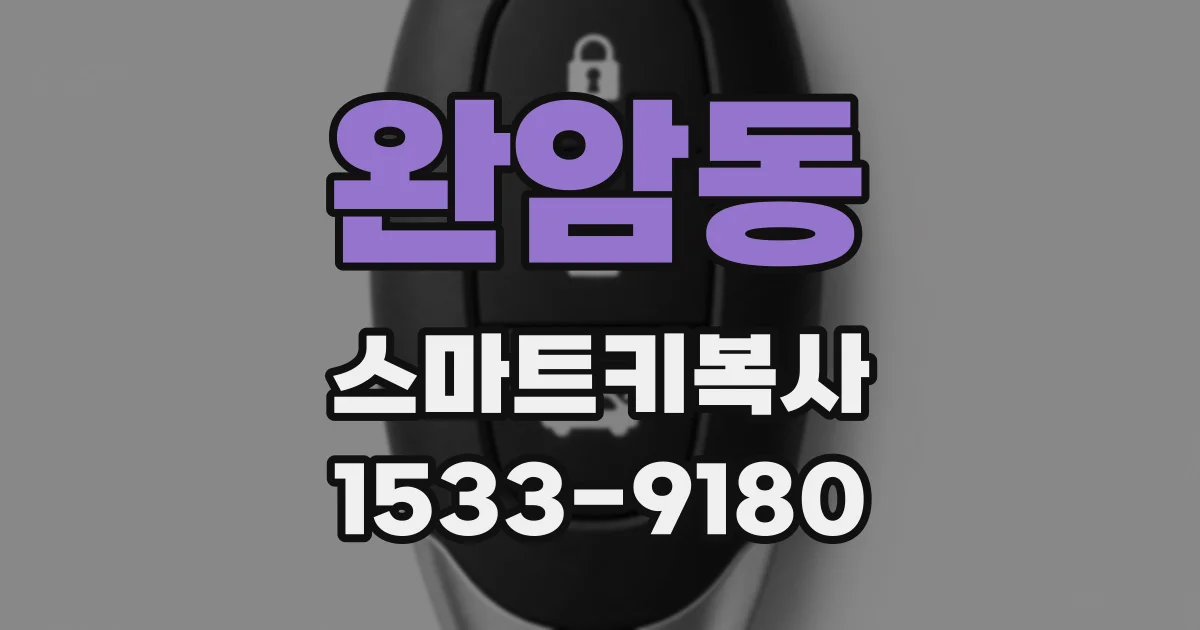 완암동 스마트키복사