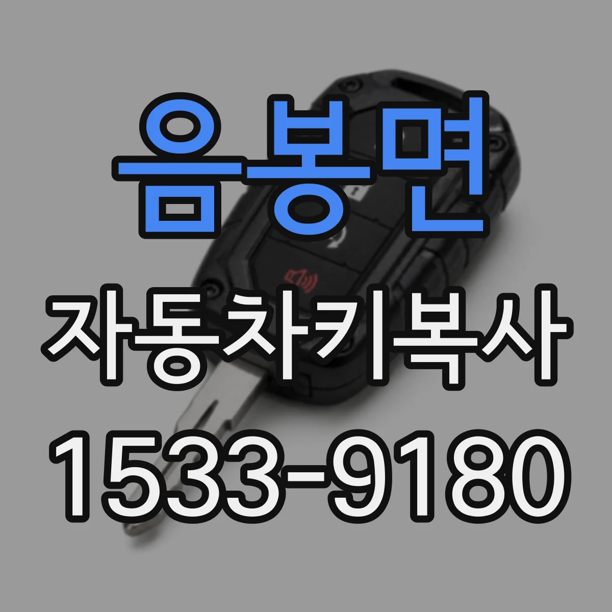 음봉면 자동차키복사