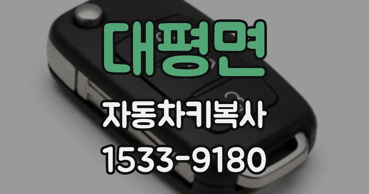 대평면 자동차키복사