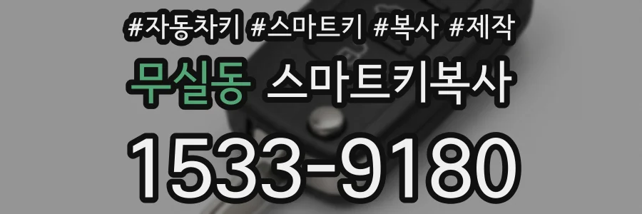 무실동 스마트키복사