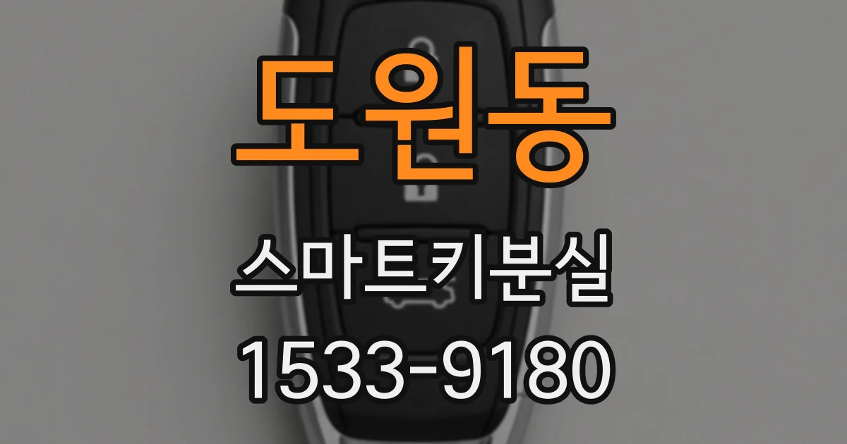 도원동 스마트키분실