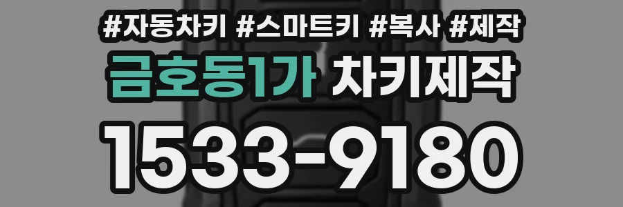 금호동1가 차키제작