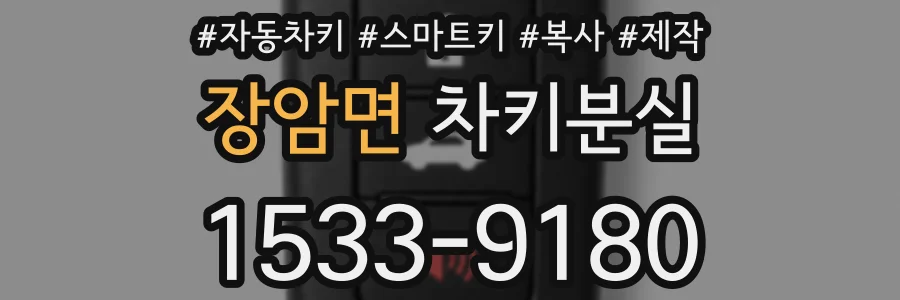 장암면 차키분실