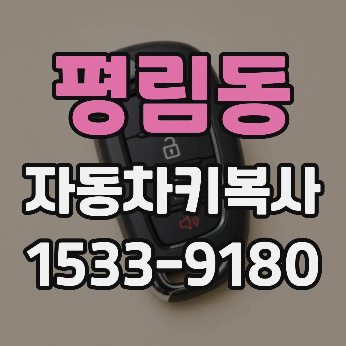 평림동 자동차키복사