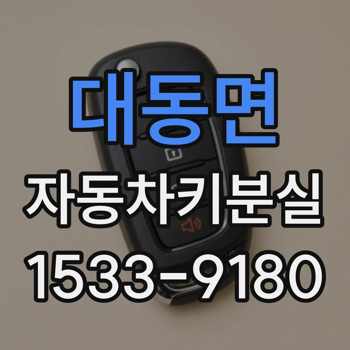 대동면 자동차키분실
