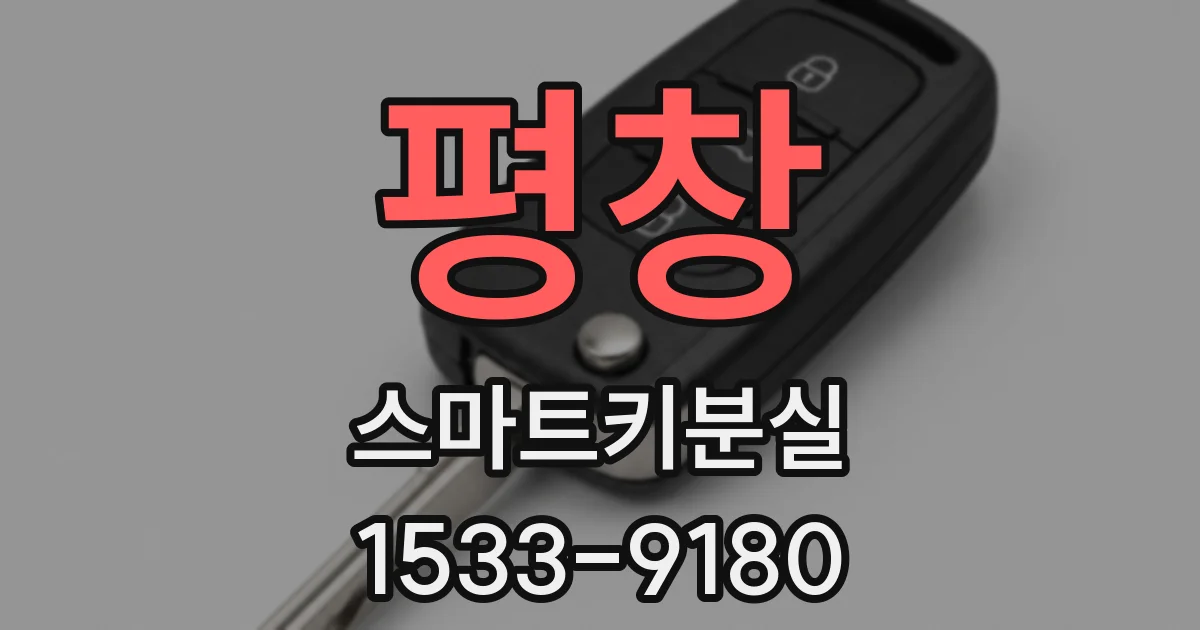 평창 스마트키분실