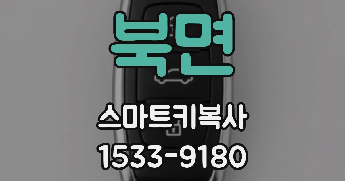 북면 스마트키복사
