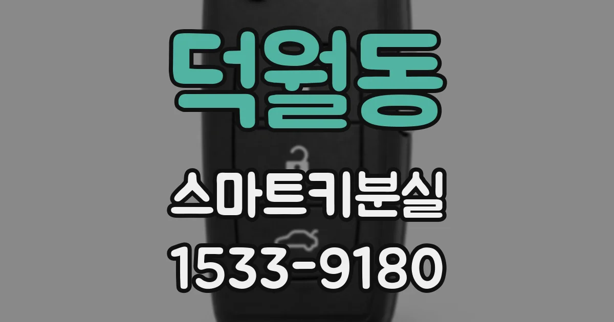 덕월동 스마트키분실