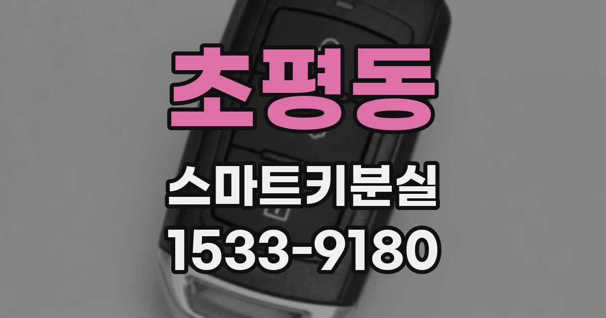 초평동 스마트키분실