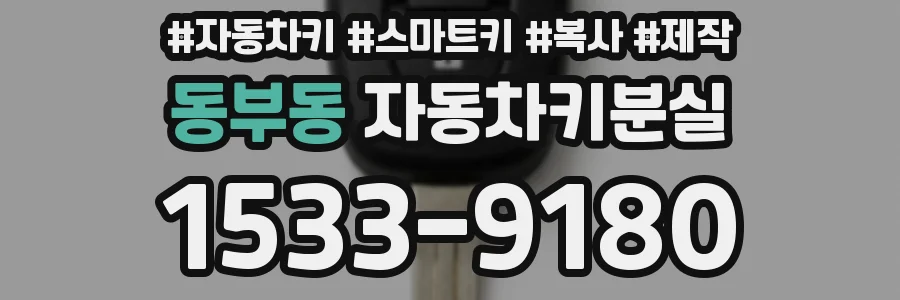 동부동 자동차키분실