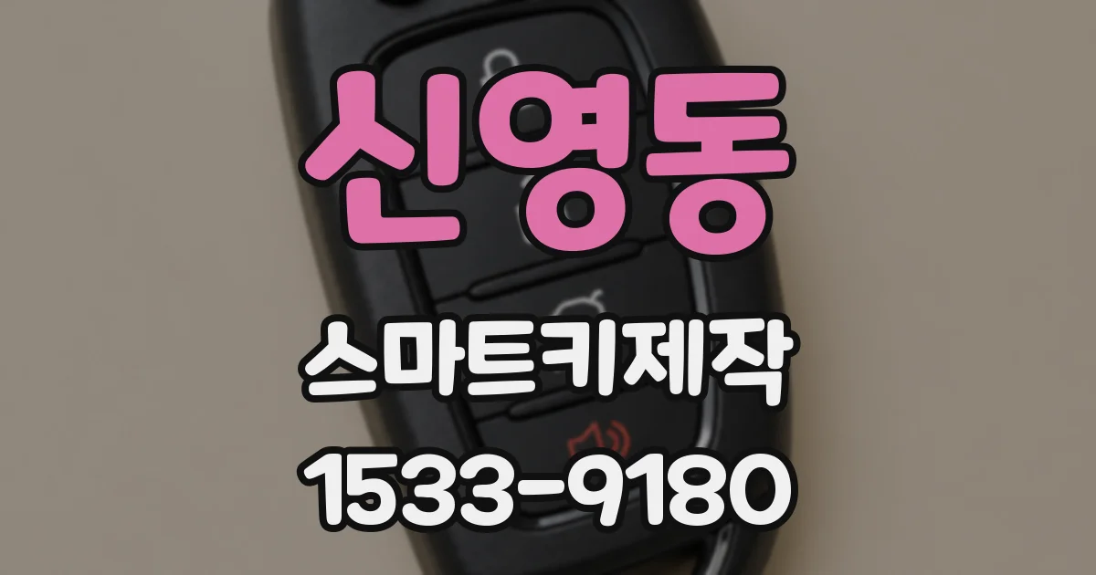 신영동 스마트키제작