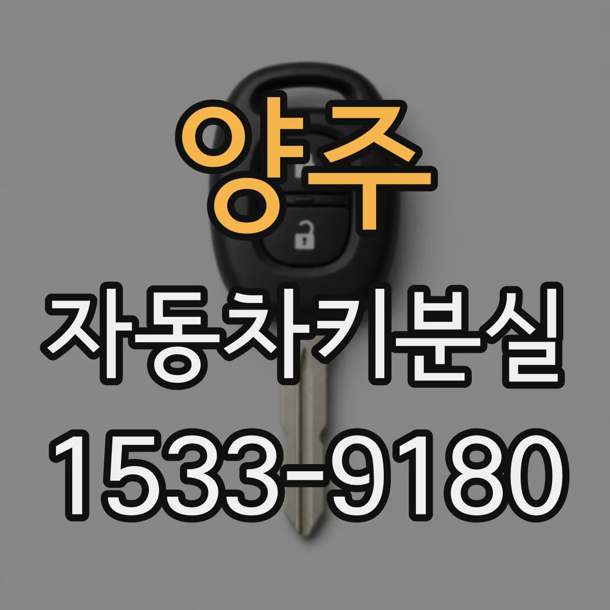 양주 자동차키분실