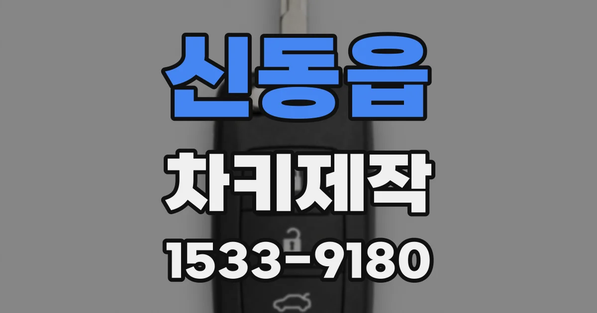 신동읍 차키제작