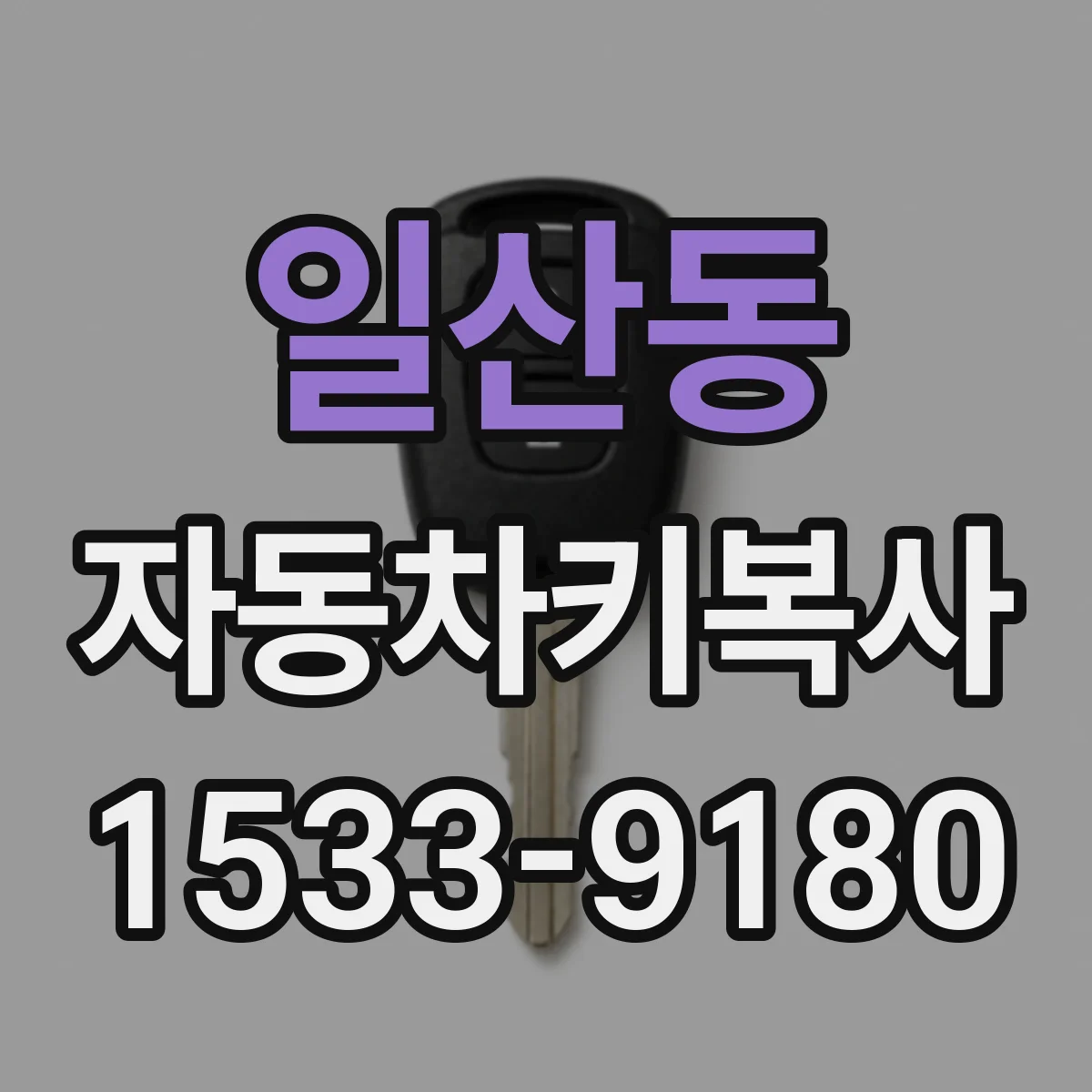 일산동 자동차키복사