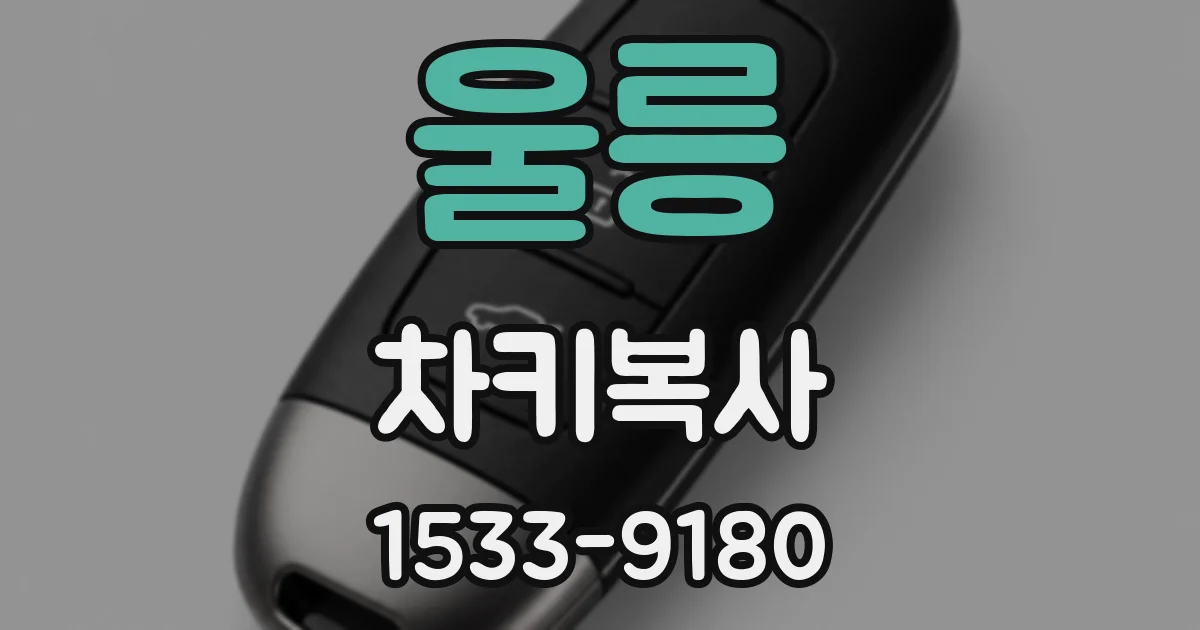 울릉 차키복사