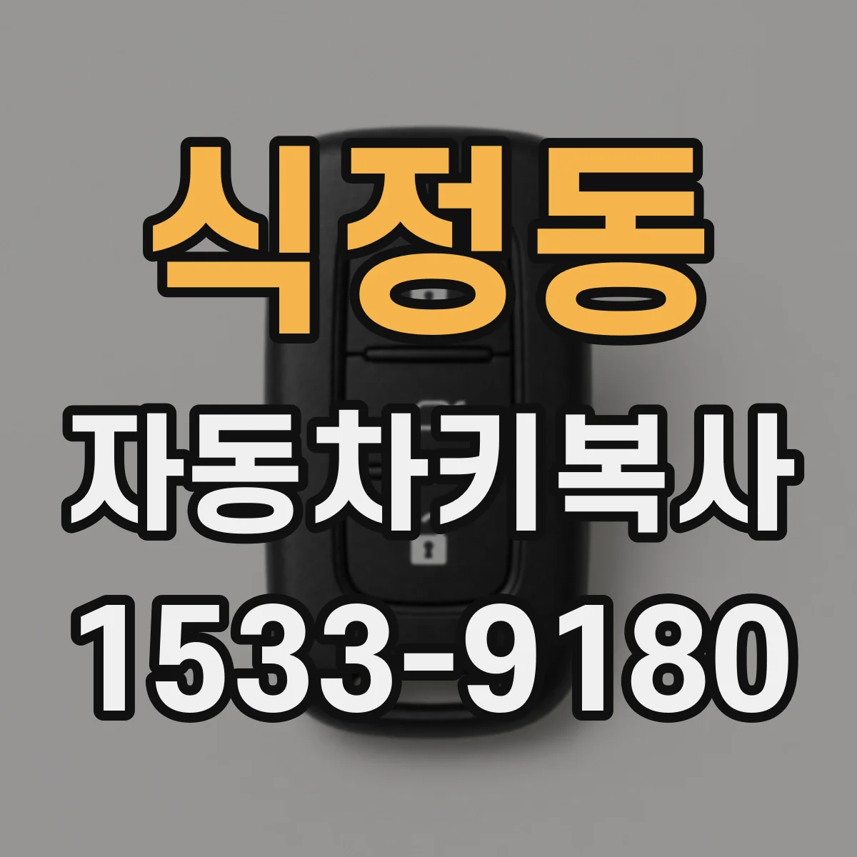 식정동 자동차키복사