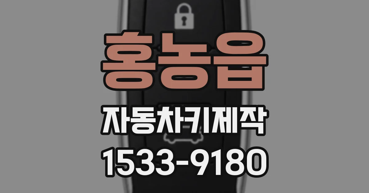 홍농읍 자동차키제작