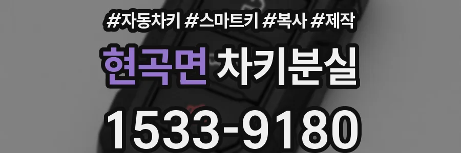 현곡면 차키분실