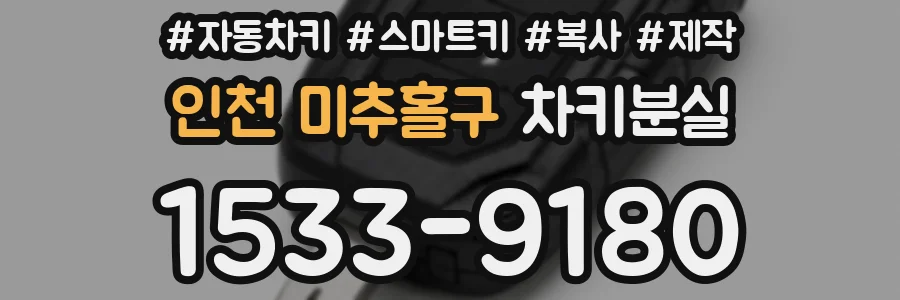 인천 미추홀구 차키분실