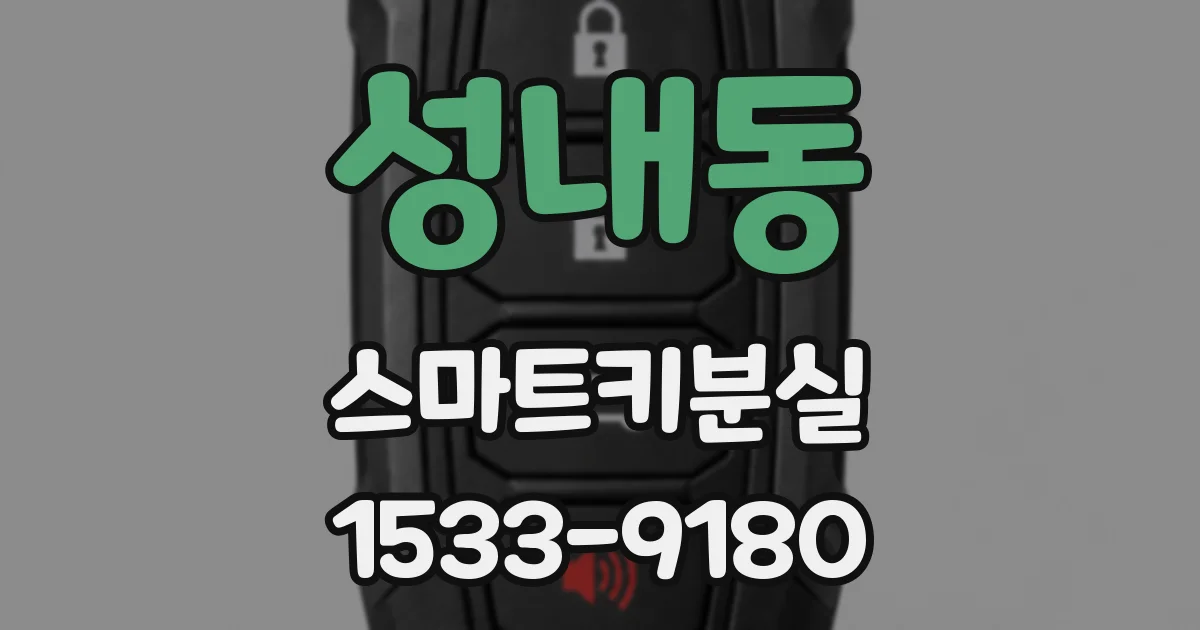 성내동 스마트키분실