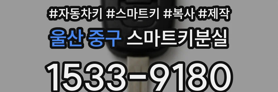 울산 중구 스마트키분실