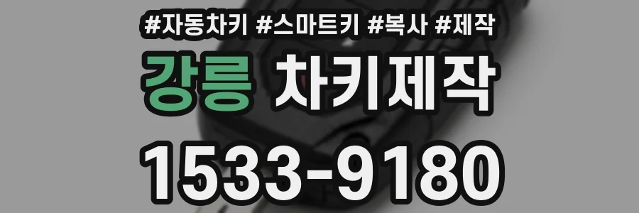강릉 차키제작