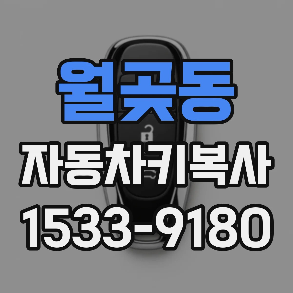 월곶동 자동차키복사
