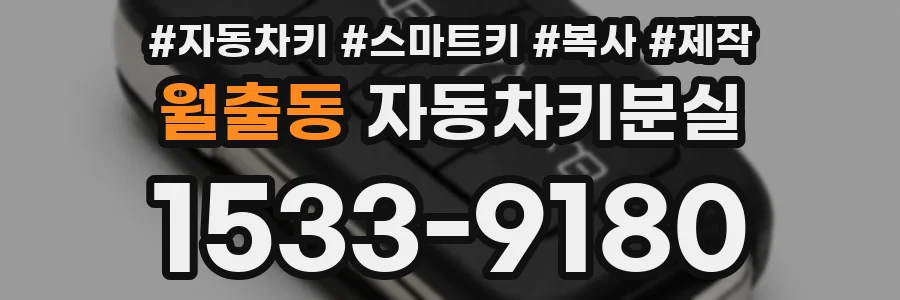 월출동 자동차키분실