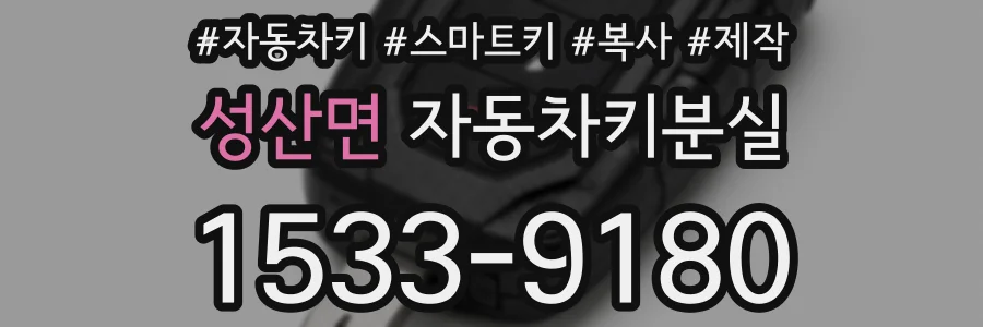 성산면 자동차키분실