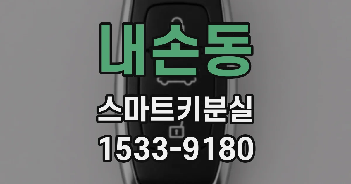 내손동 스마트키분실