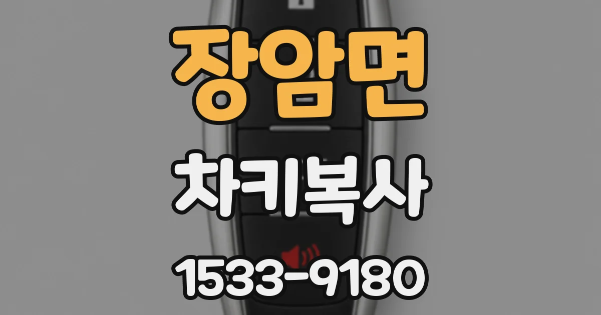 장암면 차키복사