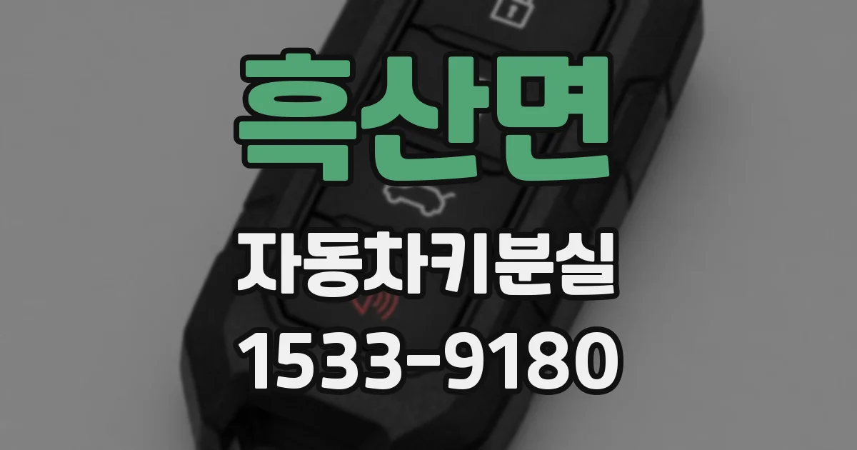 흑산면 자동차키분실