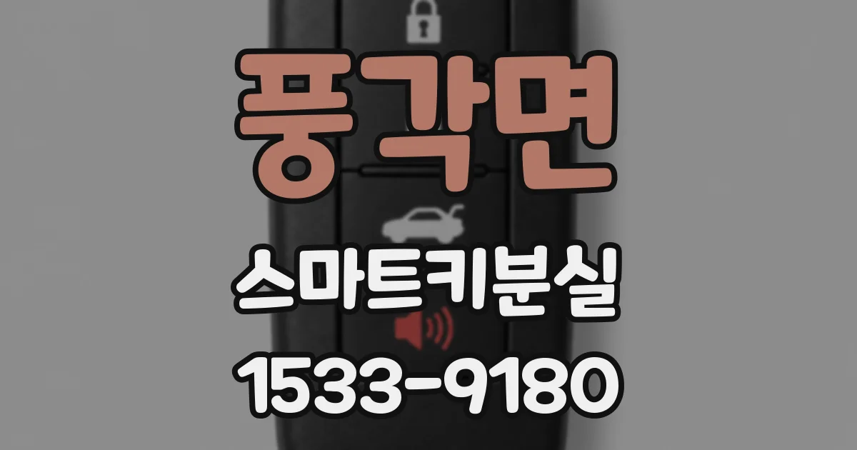 풍각면 스마트키분실
