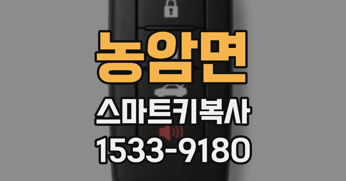 농암면 스마트키복사