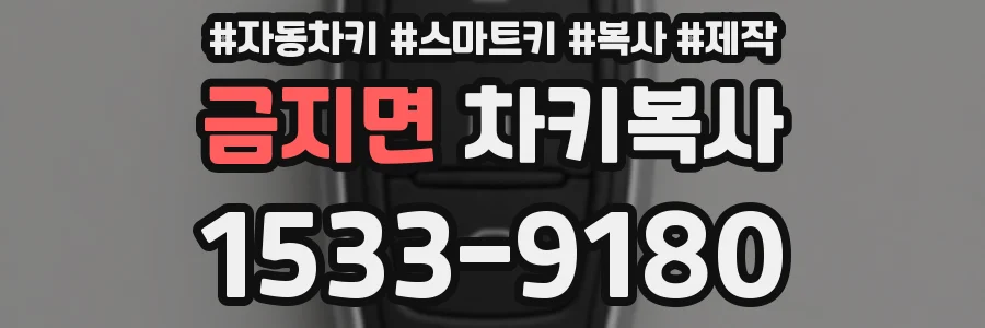 금지면 차키복사