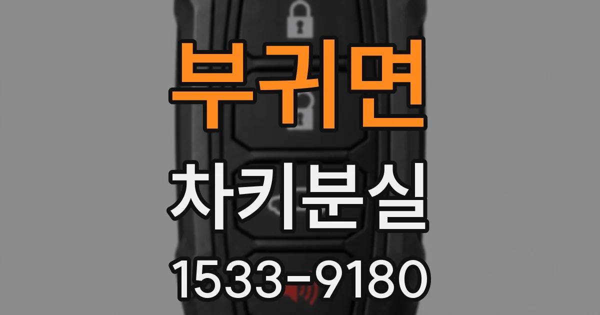 부귀면 차키분실