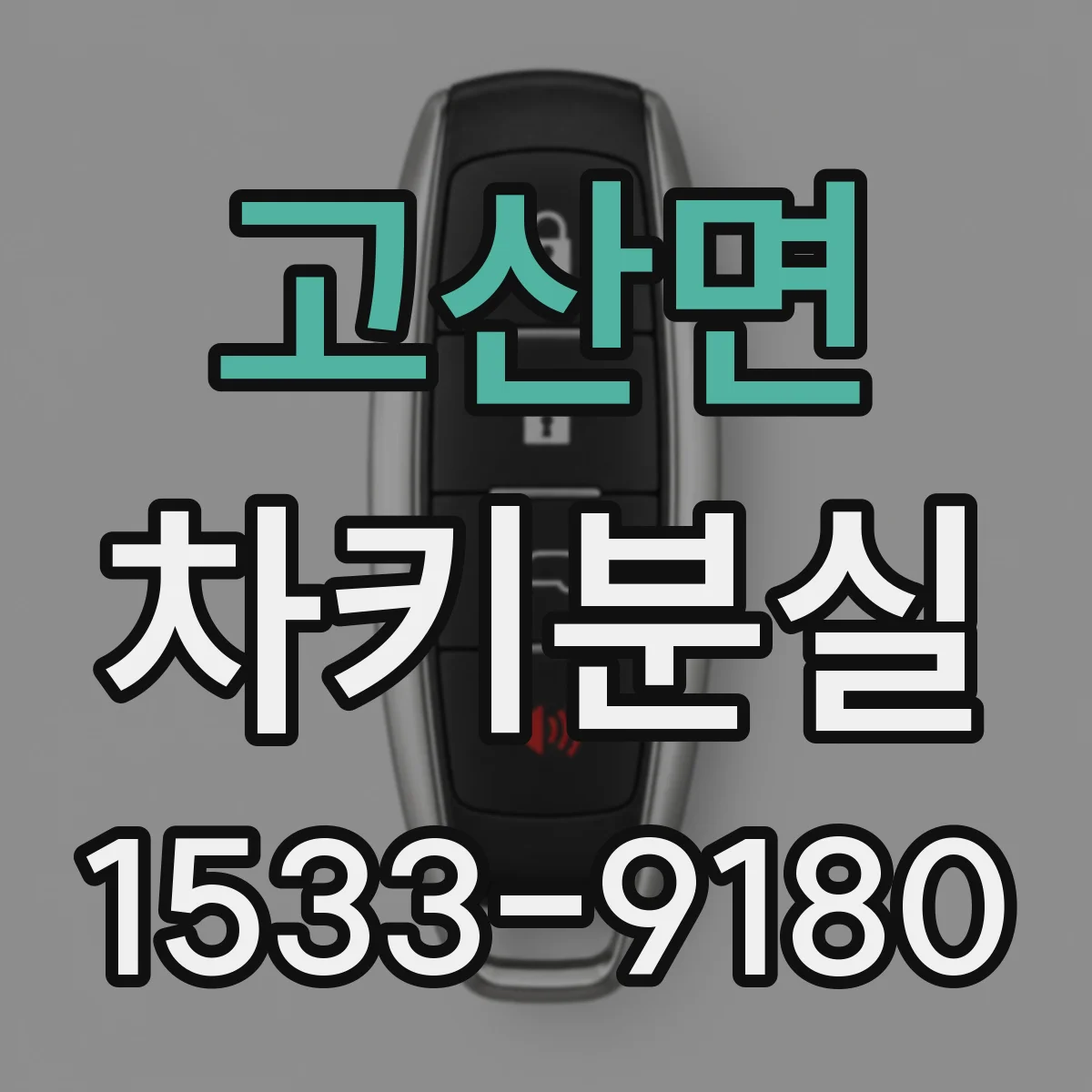 고산면 차키분실
