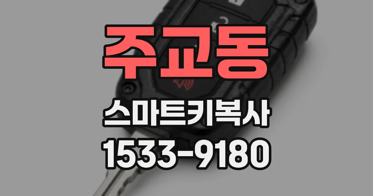 주교동 스마트키복사