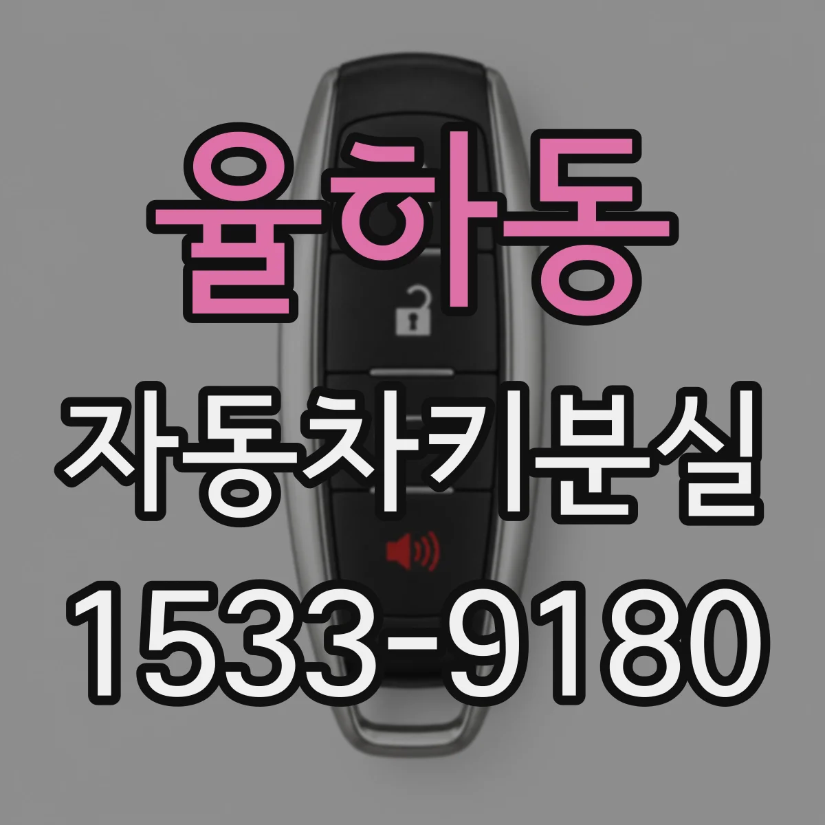 율하동 자동차키분실